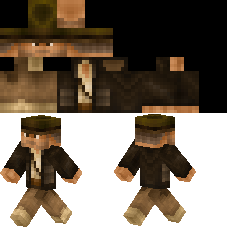 minecraft skin 64x32 pixels